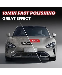 Silvel Buffer Polisher, 1600W 7 Inch/6 Inch Polisher for Car Detailing, Wax Machine, 7 Variable Speed, with 6 Foam Pads, 3 Wool Pads, Packaging Bag, f
