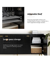Brian 63"Wide 4 Door Sideboard