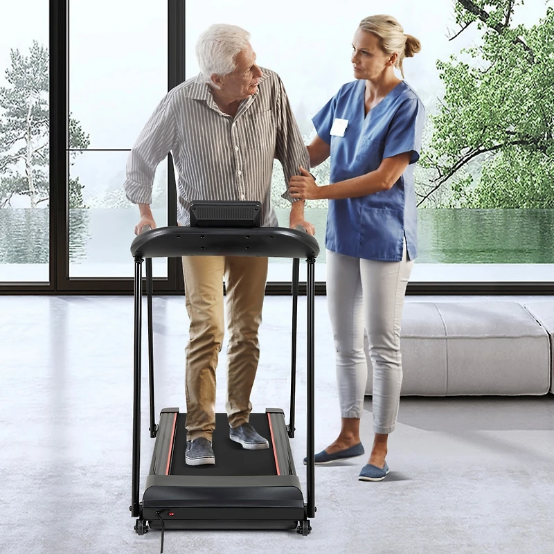 2.5 Hp Walking Treadmill with Long Handrails for Seniors