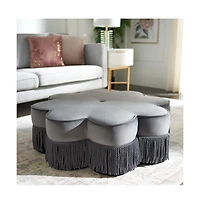 Tanith Flower Ottoman