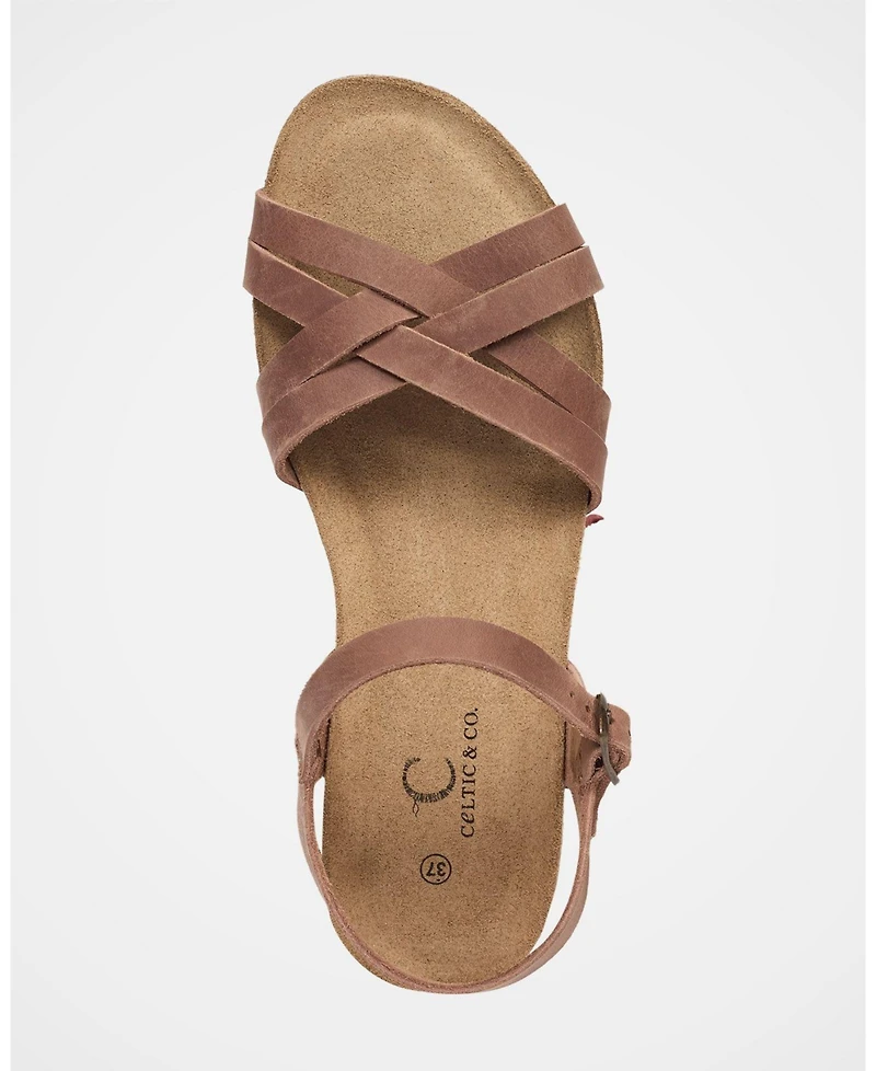Multistrap Open Toe Flat Sandal