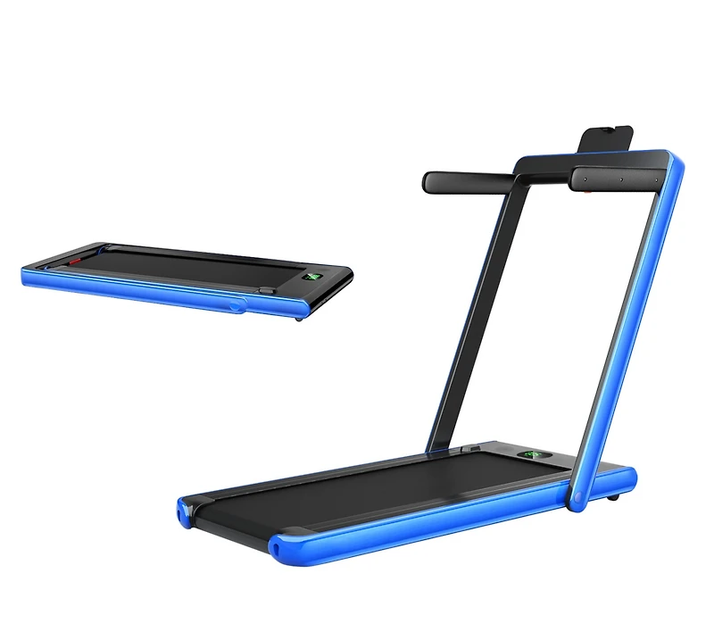 2.25HP 2 1 Folding Treadmill with App Speaker Remote Control