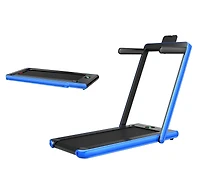 2.25HP 2 1 Folding Treadmill with App Speaker Remote Control