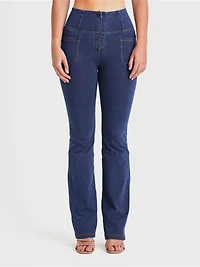Freddy Women's Super High-Rise Sculpting Flare Jeans