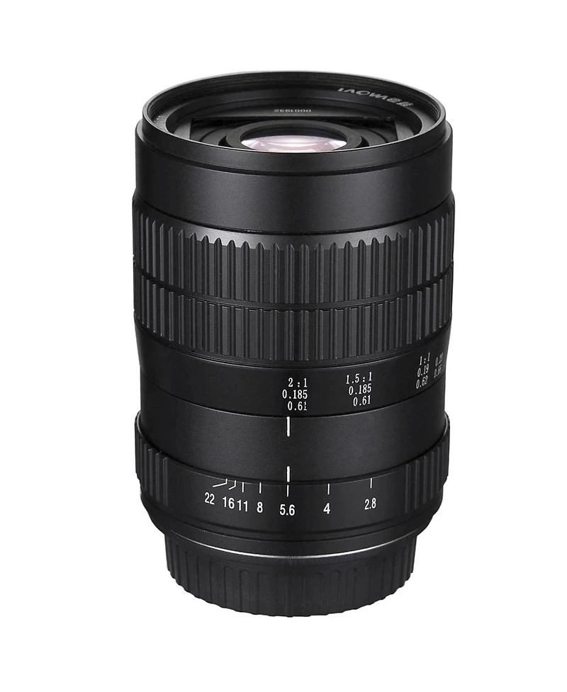 Venus Laowa 60mm f/2.8 2x Ultra-Macro Lens for Nikon F, Bundle with ProOptic 62mm Filter Kit, Cleaning Kit, Lens Cap Tether, Lens Case, Lens Cleaner,
