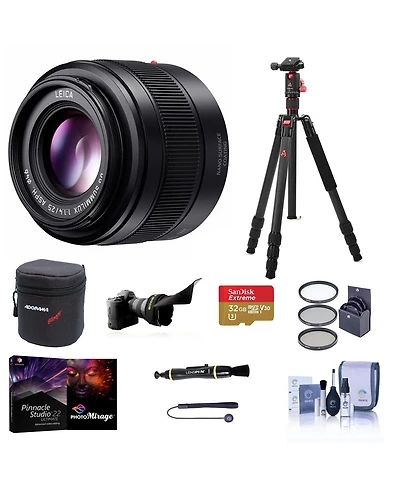 Panasonic Panasonic Lumix G Leica Dg Summilux Ii 25mm f/1.4 Lens for Mft w/Premium Acc Kit