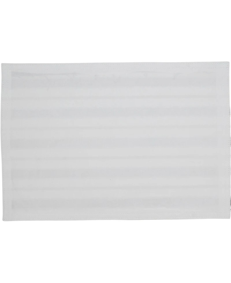 Saro Lifestyle Modern Striped Placemats, 13" x 19"
