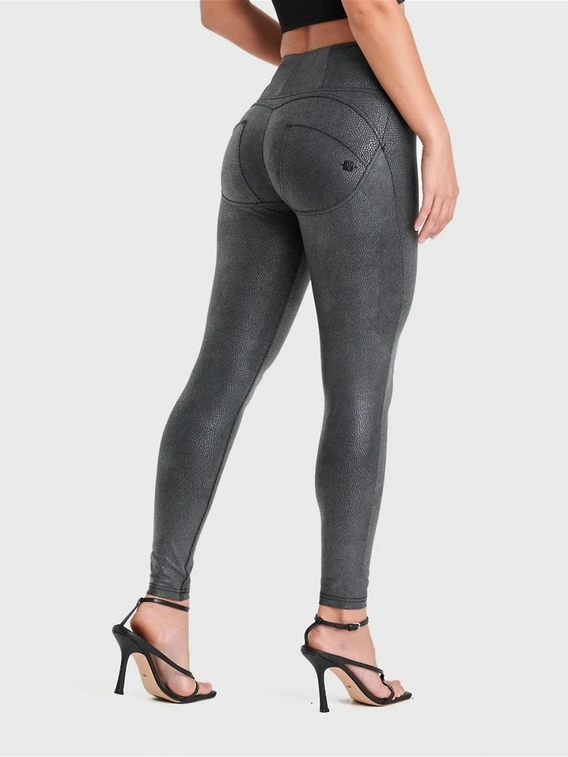 Freddy Women's Snake Skin High-Rise Sculpting Pants