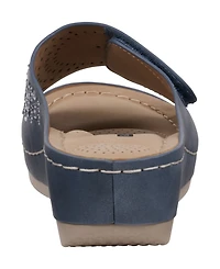 Gc Shoes Women's Adrina Embellished Wedge Sandals