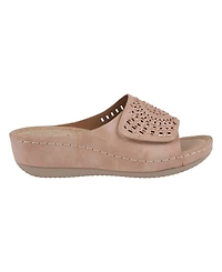 Gc Shoes Women's Adrina Embellished Wedge Sandals