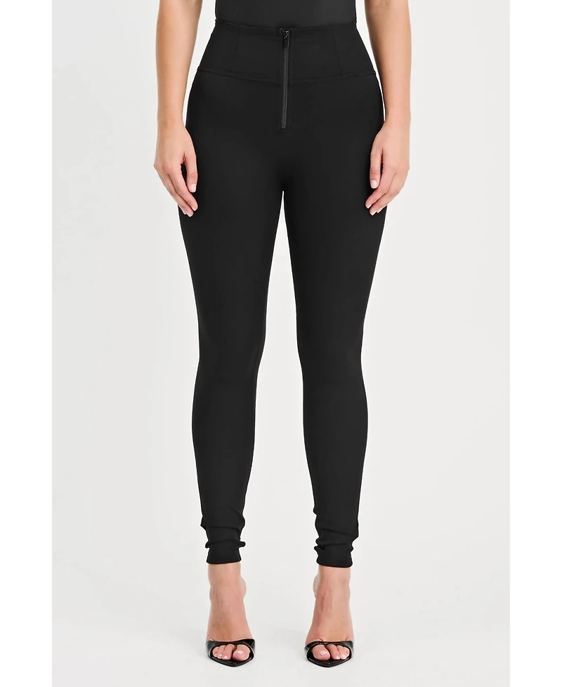 Freddy Women's Thick Layered High-Rise Sculpting Pants