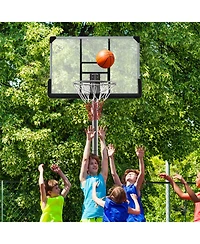 Basketball Hoop with Adjustable Height and Backboard