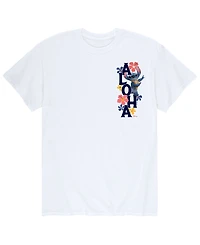 Airwaves Men's Lilo and Stitch Live Action Aloha Short Sleeve T-Shirt
