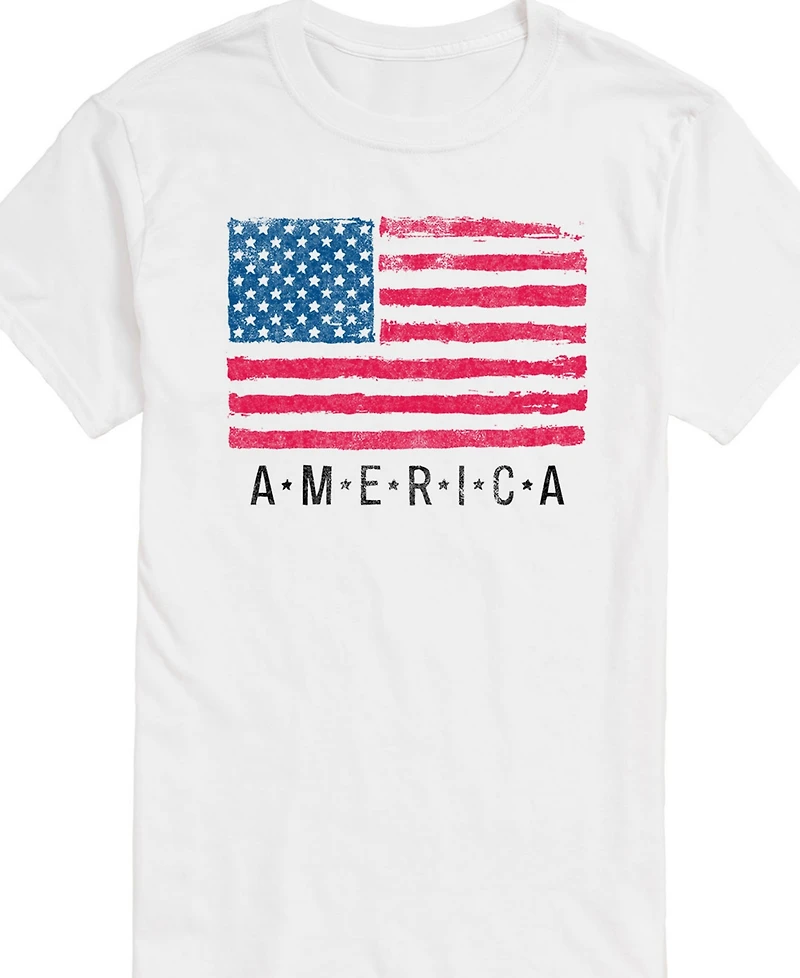 Airwaves Men's American Flag Short Sleeve T-Shirt