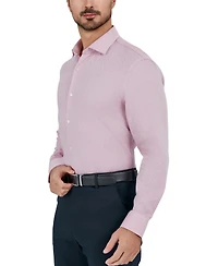 Perry Ellis Portfolio Men's King Micro-Pattern Dress Shirt