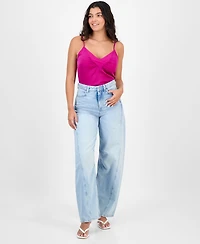 Boss Orange Women's Cotton High-Rise Ankle Balloon Jeans
