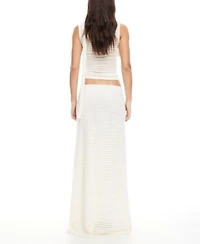 Lioness Womens In Your Dreams Textured Top Maxi Skirt