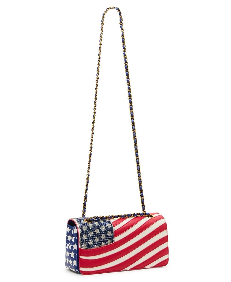 Betsey Johnson Freedom Flap Convertible Small Crossbody Bag