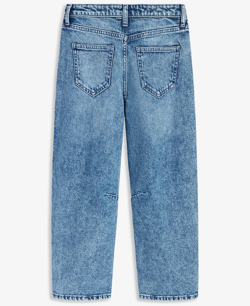 Epic Threads Little & Big Girls Indigo Coco Barrel Jeans, Exclusively at Macy's