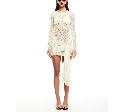 Lioness Women's Midnight Lace Mini Dress