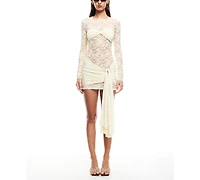 Lioness Women's Midnight Lace Mini Dress