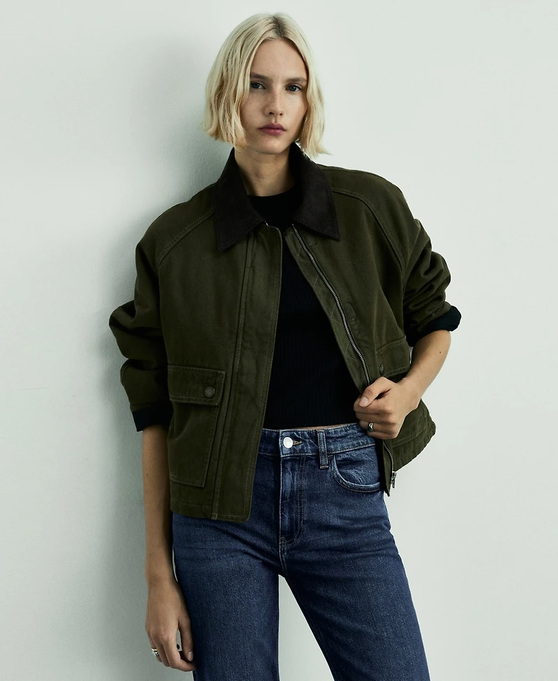 Mango Women's New Mom Comfort High-Rise Jeans