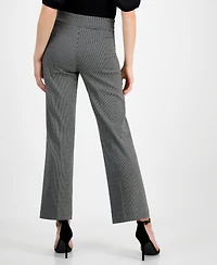 Anne Klein Women's Mid-Rise Pull-On Wide-Leg Pants