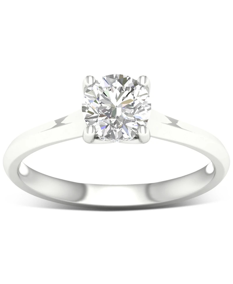 Diamond Hidden Halo Engagement Ring (3/4 ct. t.w.) in 14k White Gold