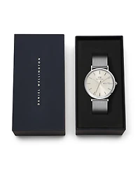 Daniel Wellington Men's Analog Silver-Tone Stainless Steel Watch