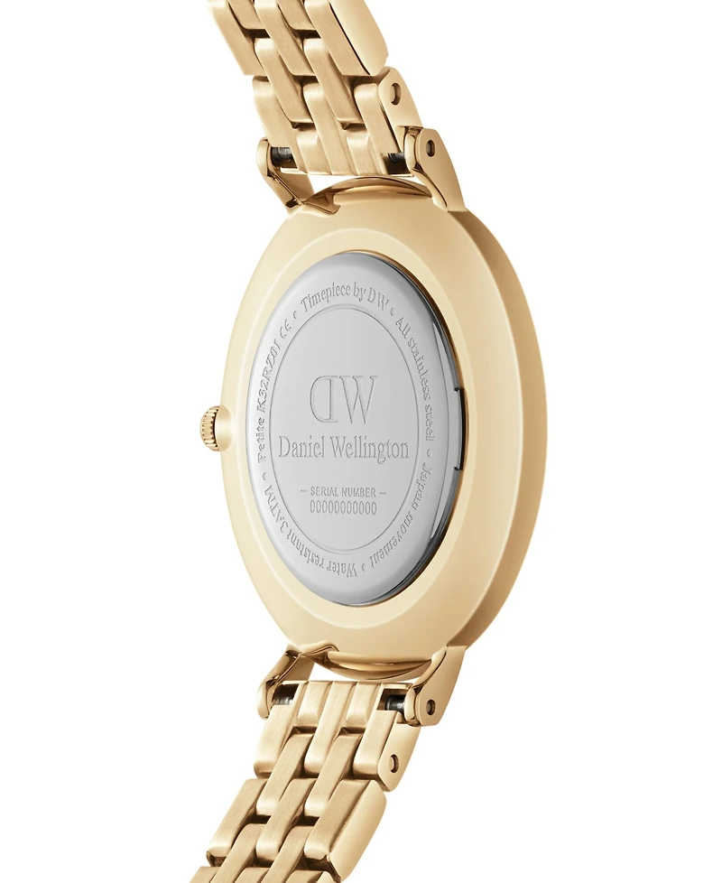 Daniel Wellington Unisex Analog Gold-Tone Stainless Steel Watch, 28mm
