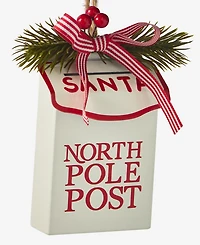 Holiday Lane Christmas Cheer North Pole Post Ornament, Macy's Exclusive
