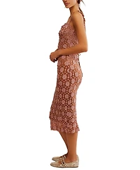 Free People Women's Lucinda Lace Sleeveless Midi Dress