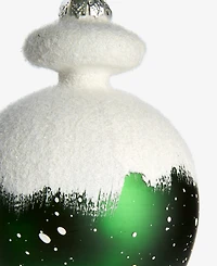 Holiday Lane Enchanted Emerald Glass Drop Ornament, Macy's Exclusive