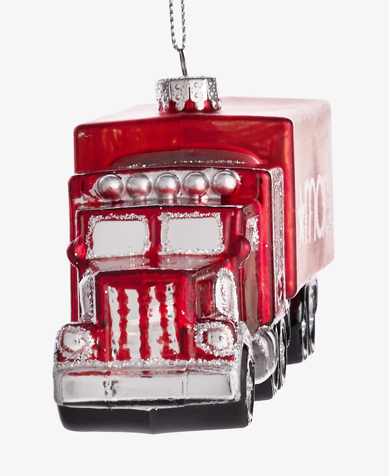 Holiday Lane Macy's 2025 Glass Truck Ornament, Macy's Exclusive