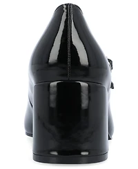 Journee Collection Women's Okenna Mary Jane Block Heel Pumps