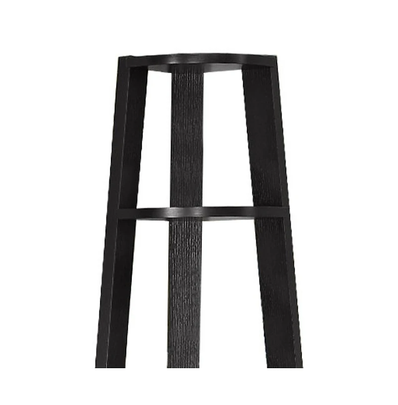 Wooden 5-Tier Corner Bookshelf – Space-Efficient Display Stand for Home or Office