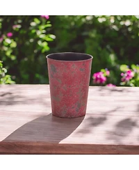 Lightweight Round Plastic Planter for Indoor and Outdoor Plants