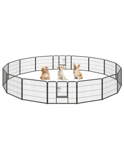 Adjustable Height Dog Playpen With Lockable Door X2013 Spacious Pet Play Area For Dogs