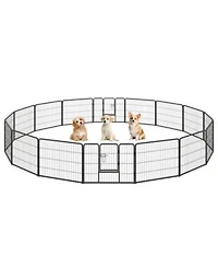 Adjustable Height Dog Playpen With Lockable Door X2013 Spacious Pet Play Area For Dogs