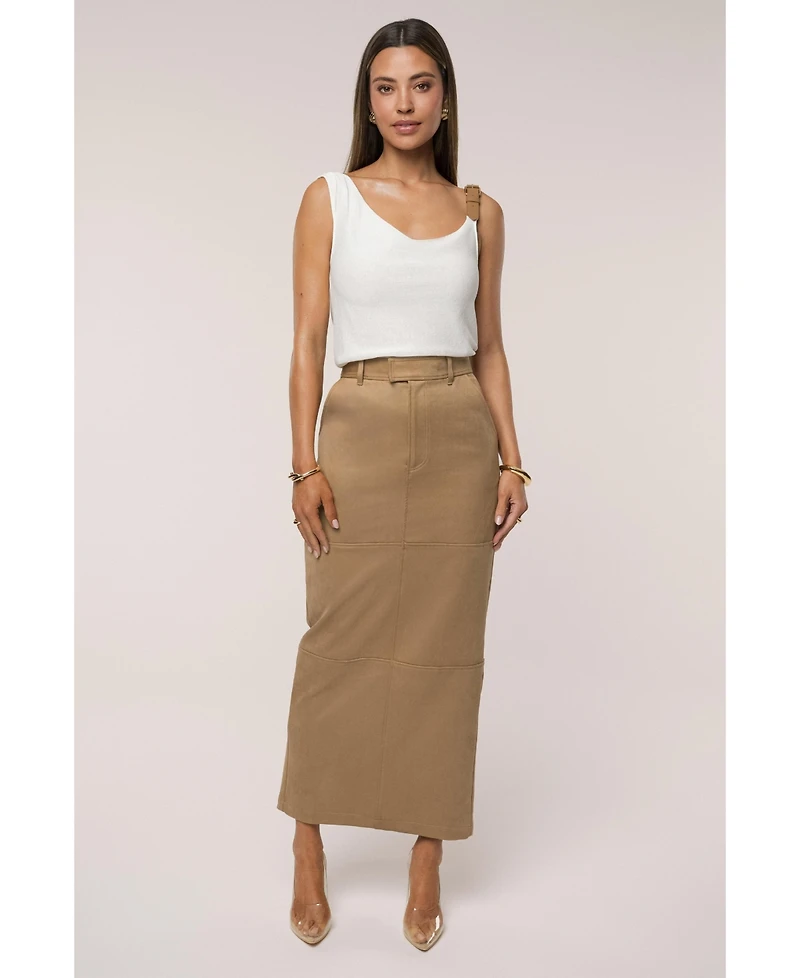 Jluxlabel Women's Shanti Faux Buckle Top