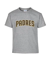 Soft As A Grape Big Boys and Girls 2-Pack Brown/Gray San Diego Padres T-Shirt Set