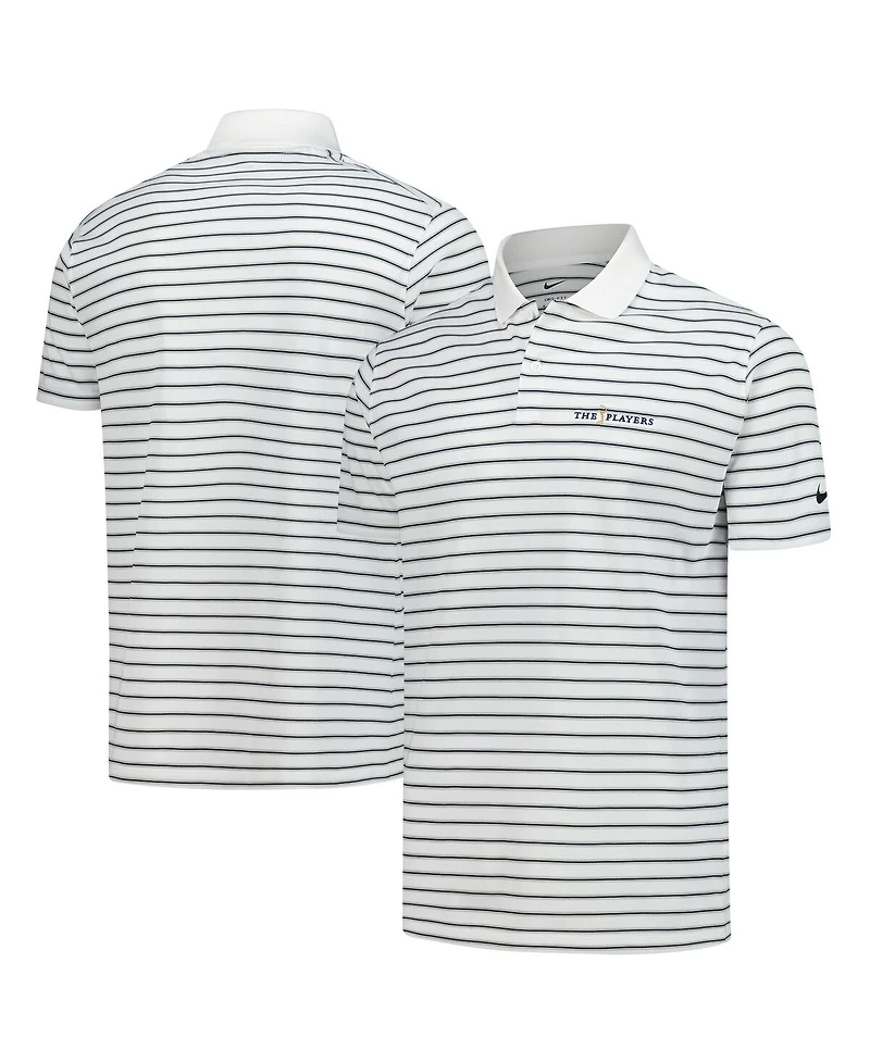 Nike Men's White 2025 The Players Victory Stripe Performance Polo Shirt