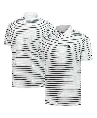 Nike Men's White 2025 The Players Victory Stripe Performance Polo Shirt