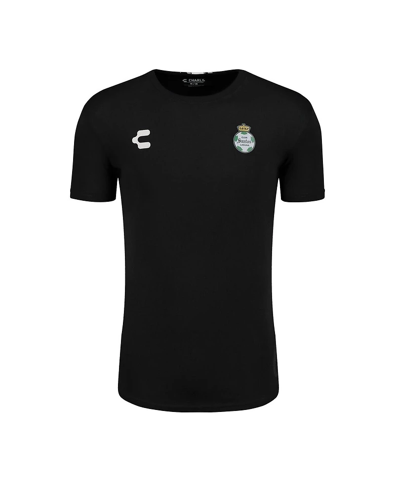 Charly Men's Black Santos Laguna 2024/25 T-Shirt