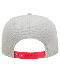 New Era Men's Gray Philadelphia Phillies Corduroy Golfer Snapback Hat