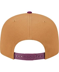 New Era Men's Brown/Purple Los Angeles Dodgers Color Pack Two-Tone 9FIFTY Snapback Hat