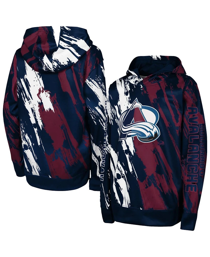 Outerstuff Preschool Burgundy Colorado Avalanche Master Snipe Pullover Hoodie