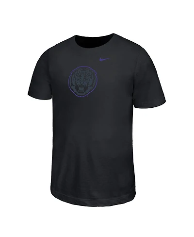Nike Big Boys and Girls Black Lsu Tigers Legend Color Pop Performance T-Shirt