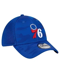 New Era Men's Royal Philadelphia 76ers Subtle Camo 39THIRTY Flex Hat