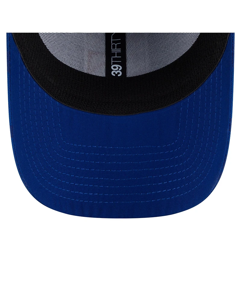 New Era Men's Blue York Rangers Active Subtle Camo 39THIRTY Flex Hat